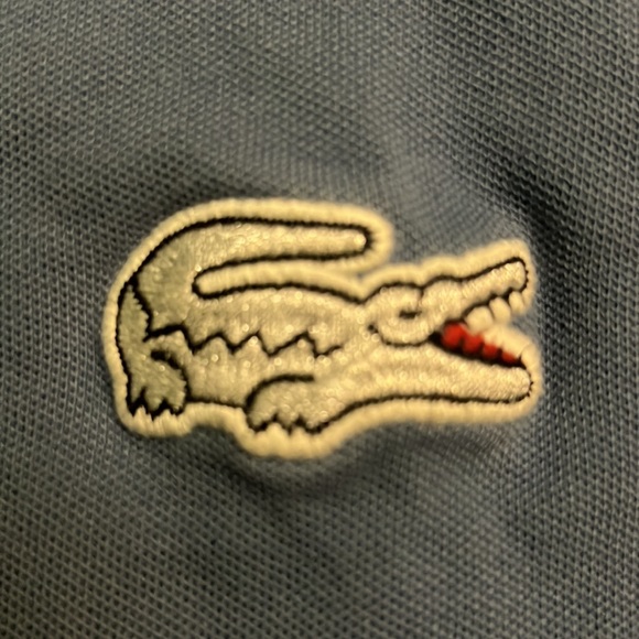 Lacoste RARE Large Shiny Crocodile Logo (Size Small) - Picture 2 of 7